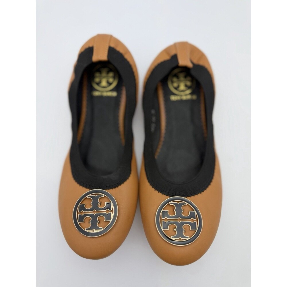 Tory Burch Minnie Travel Ballet Flats Women's Size 6 EU 36